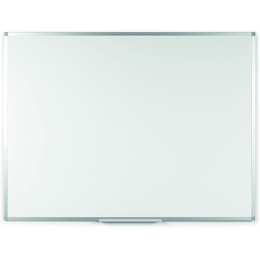 Bi-silque Ayda Steel Dry Erase Board 24" (2 ft) Width x 18" (1.5 ft) Height - White Steel Surface - Aluminum Frame - Rectangle - Horizontal/Vertical - Magnetic - 1 Each (MA02759214)