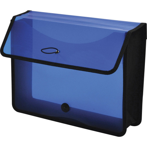 Lion EPAND-N-FILE Poly Expanding Wallet (48160BL)
