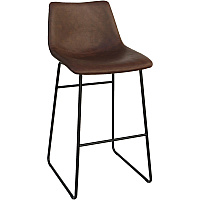 Lorell Sled Guest Stools Tan Seat Color - Bonded Leather Seat Material - Mid Back - Sled Base - Tan - Bonded Leather - 2 / Carton (LLR42958)