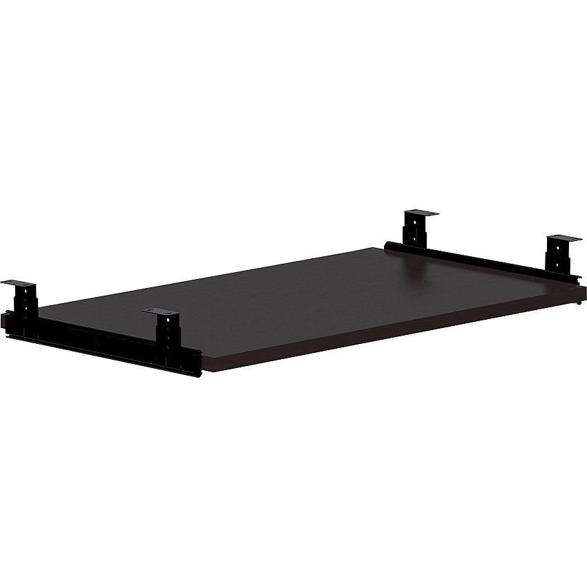 Lorell Universal Keyboard Tray 0.8" Height x 26" Width x 15" Depth - Finish: Espresso (LLR18225)