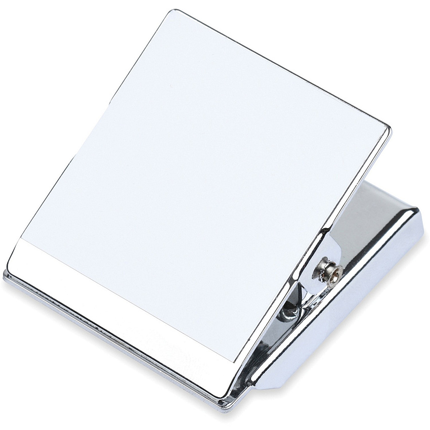 Tatco Magnetic Labeling Clip 1.6" Length x 1.4" Width - 0.75" Size Capacity - for Cabinet, Refrigerator, Steel, Shelving - Wipe-off, Write-on, Magnetic Backing, Label Area - White - Ceramic Magnet - 4 / Pack (58400)