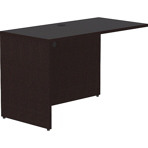 Lorell Essentials Series Return Shell 29.5" Height x 48" Width x 24" Depth Return Shell, x 1" Thickness Top - Finish: Espresso (LLR18215)