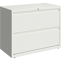 Lorell Fortress Series Lateral File 18.6" Width x 28" Depth x 36" Height - 2 x Drawer(s) for File - Lateral - Hanging Rail, Magnetic Label Holder, Removable Lock, Locking Bar, Ball-bearing Suspension, Reinforced Base, Leveling Glide, Interlocki (LLR00029)