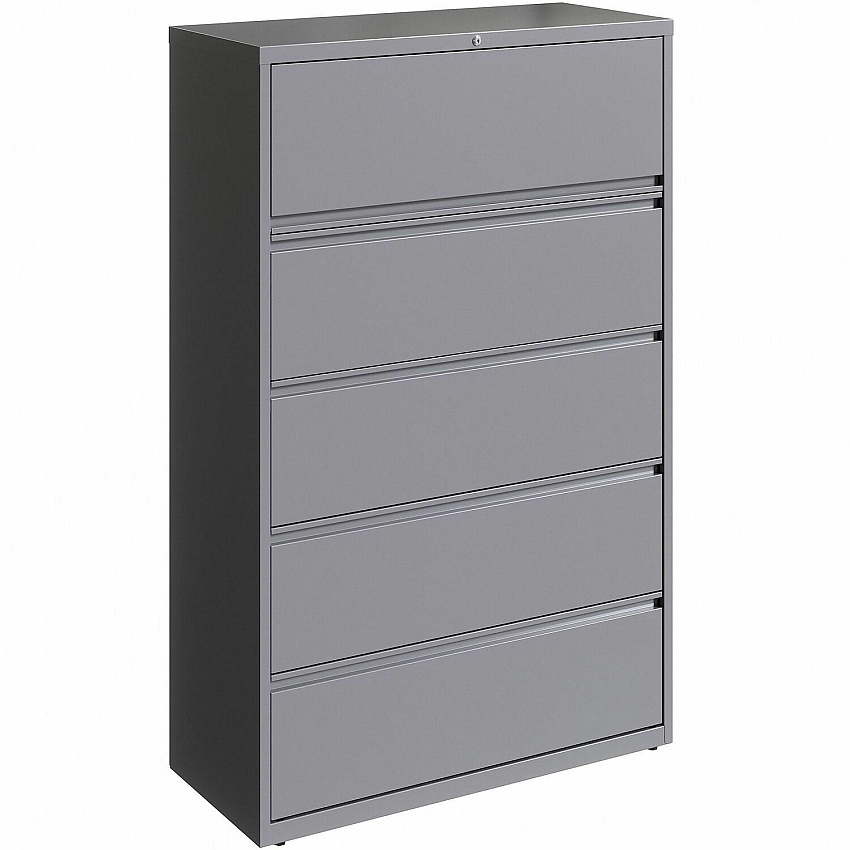 Lorell Fortress Series Lateral File w/Roll-out Posting Shelf 42" Width x 18.6" Depth x 67.6" Height - 2 x Drawer(s) for File - Letter, Legal, A4 - Lateral - Hanging Rail, Magnetic Label Holder, Locking Drawer, Locking Bar, Ball Bearing Slide, R (LLR00044)