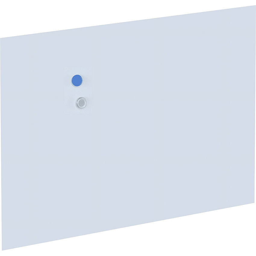 Lorell Adaptable Panel Divider 24" Width x 2" Height x 37" Depth - Aluminum, Acrylic - White - 1 Each (LLR90279)