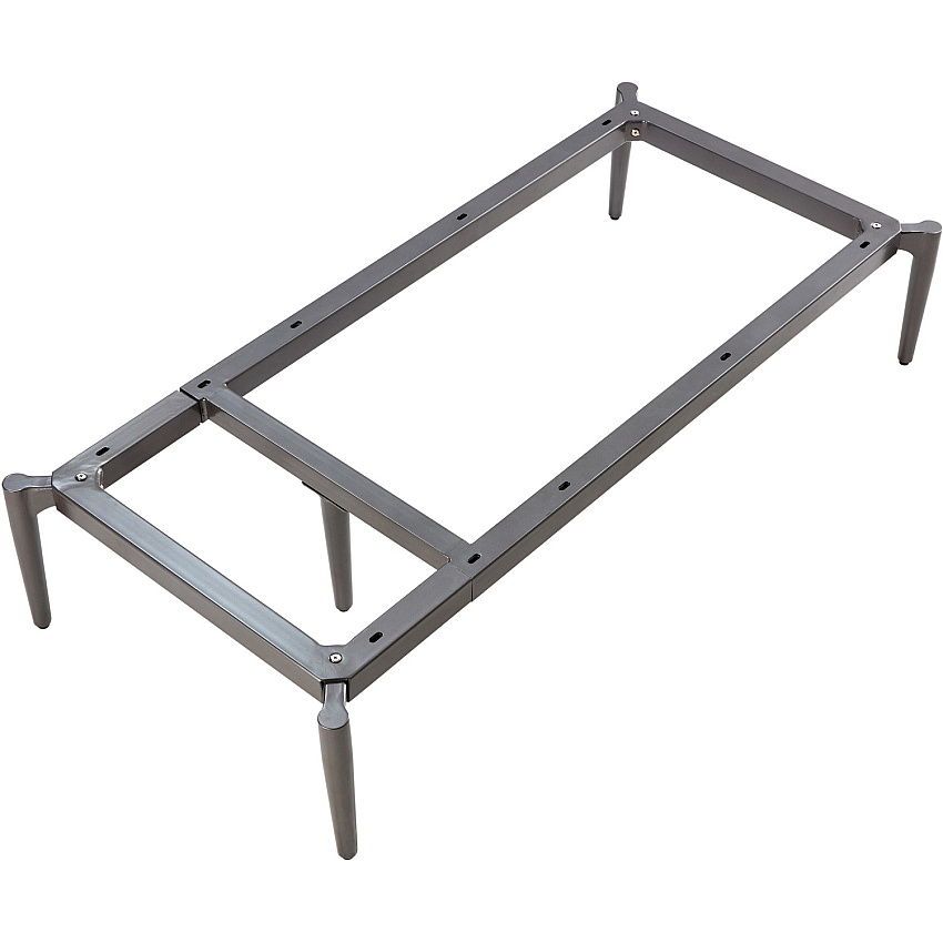 Lorell Contemporary ReceptionCollection Adjustable Metal Base 9.8" Height x 47.9" Width x 22.9" Depth - Material: Metal - Finish: Gray (LLR86933)
