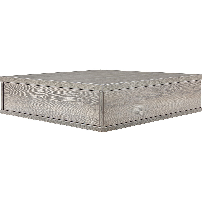 Lorell Contemporary Reception Collection Sectional Tabletop 6.6" Height x 25.3" Width x 25.5" Depth - Finish: Weathered Charcoal, Laminate (LLR86935)