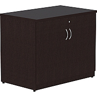 Lorell Essentials Series 2-Door Storage Cabinet 29.5" Height x 36" Width x 22.5" Depth Cabinet, x 0.7" Thickness Panel - 2 Door(s) - Material: Laminate - Finish: Espresso (LLR18226)