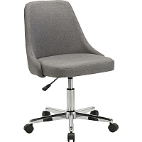 Lorell Resimercial Low-back Task Chair with Arms 31.5" Height x 22.5" Width x 24.4" Depth - Material: Fabric - Finish: Gray (LLR68571)