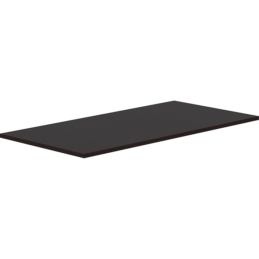 Lorell Relevance Electric Workstation Tabletop 60" Width x 30" Depth x 1" Thickness - Straight Edge - Finish: Espresso (LLR18231)