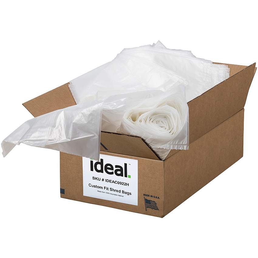 ideal. Shredder Bags for Shredder models 4107 & 4108 79 gal - 64" Height x 44" Width - Plastic - 80 / Carton (IDEAC0922H)