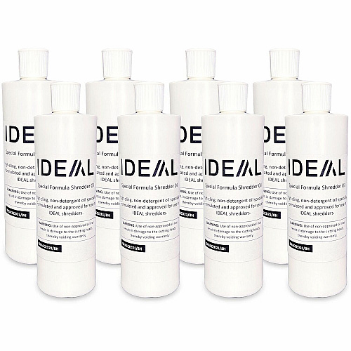 ideal. IDEACCED21/8H Shredder Oil 3 quart - White - 8 / Carton (IDEACCED218H)