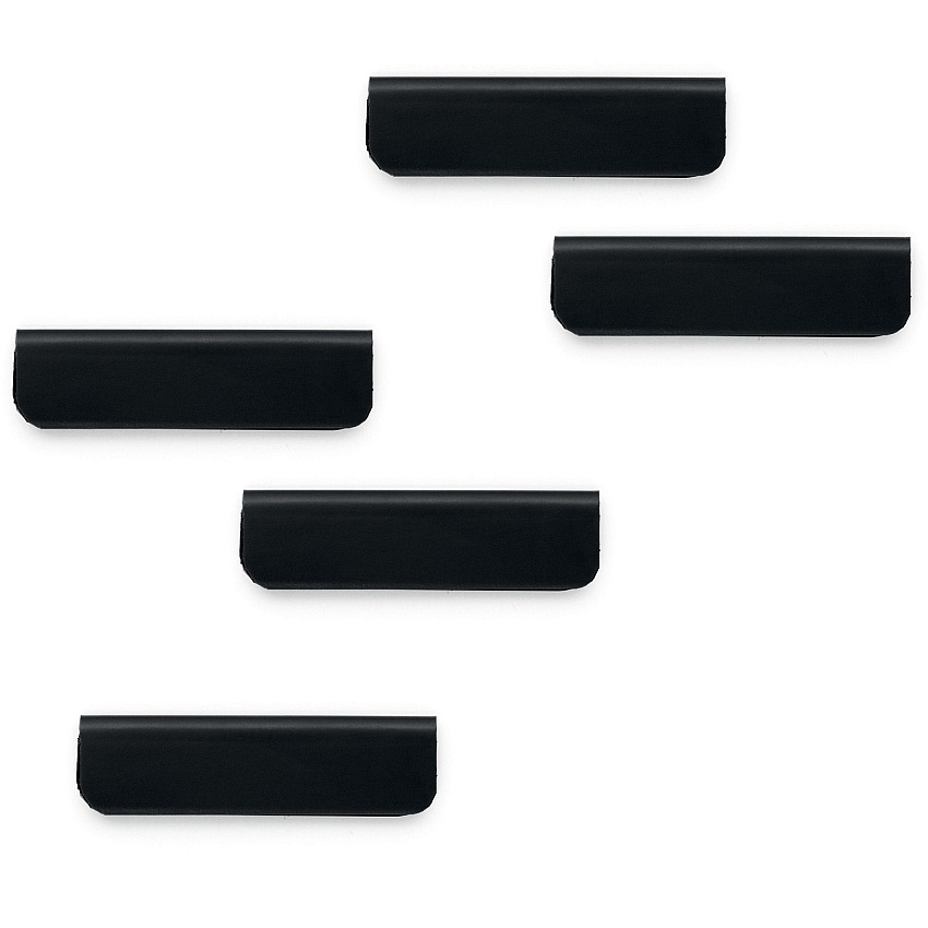 DURABLE DURAFIX Clip 2.4" Width - for Notes, Door, Reminder, Glass, Refrigerator, Cabinet, Appointment, Reminder - Residue-free, Easy to Use - Black - 10 / Pack (470501)
