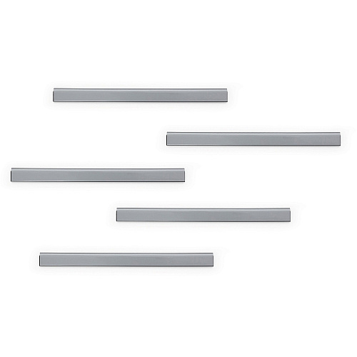 DURABLE Magnetic Strip Hanging Rail Silver - 10 / Pack (470623)