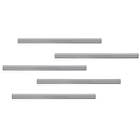DURABLE DURAFIX Rail Silver - For Document, Note, Whiteboard, Window, Door, Glass, Cabinet - 5 / Each (470723)
