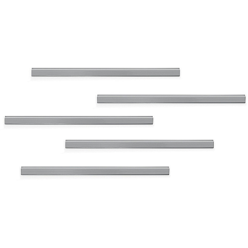 DURABLE DURAFIX Rail Silver - For Document, Note, Whiteboard, Window, Door, Glass, Cabinet - 5 / Each (470723)