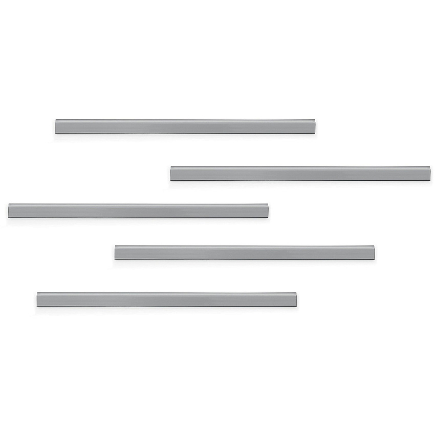 DURABLE DURAFIX Rail Silver - For Document, Note, Whiteboard, Window, Door, Glass, Cabinet - 5 / Each (470723)