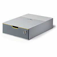 DURABLE VARICOLOR Storage Case Internal Dimensions: 9.72" Width x 12.99" Depth x 3.03" Height - External Dimensions: 11" Width x 14" Depth x 3.7" Height - Media Size Supported: A4, C4, Folio, Letter - Stackable - Plastic - Multicolor - For Docume (760127)