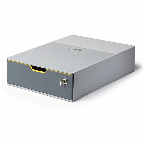 DURABLE VARICOLOR Storage Case Internal Dimensions: 9.72" Width x 12.99" Depth x 3.03" Height - External Dimensions: 11" Width x 14" Depth x 3.7" Height - Media Size Supported: A4, C4, Folio, Letter - Stackable - Plastic - Multicolor - For Docume (760127)