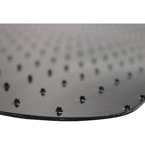 Advantagemat Black Advantagemat&reg; Black Vinyl Rectangular Chair Mat for Carpets - 48" x 60" Carpeted Floor - 60" Length x 48" Width x 0.090" Depth x 0.090" Thickness - Rectangular - Classic - Polyvinyl Chloride (PVC), Vinyl - Black - 1 E (FC114860LEBV)