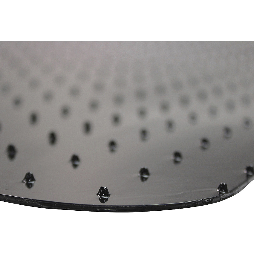 Advantagemat Black Advantagemat&reg; Black Vinyl Rectangular Chair Mat for Carpets - 48" x 60" Carpeted Floor - 60" Length x 48" Width x 0.090" Depth x 0.090" Thickness - Rectangular - Classic - Polyvinyl Chloride (PVC), Vinyl - Black - 1 E (FC114860LEBV)