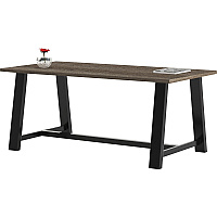 KFI Midtown 36x72x30 Laminate Top Table 30" Height x 36" Width x 72" Length - Finish: Teak - High Pressure Laminate (HPL) Table Top - 1 Each (3672MT30ST)