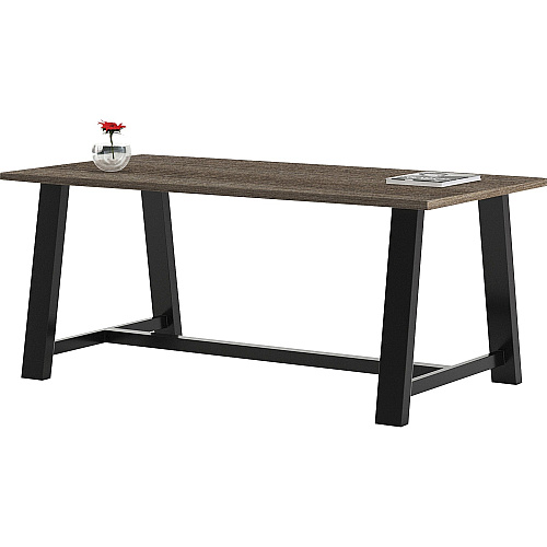 KFI Midtown 36x72x30 Laminate Top Table 30" Height x 36" Width x 72" Length - Finish: Teak - High Pressure Laminate (HPL) Table Top - 1 Each (3672MT30ST)