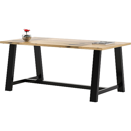 KFI 36x72" Solid Wood Top Midtown Table Natural Rectangle Top - 72" Table Top Length x 36" Table Top Width - 30" Height - Assembly Required - Poplar Wood Top Material - 1 Each (T3672BMT30LN)