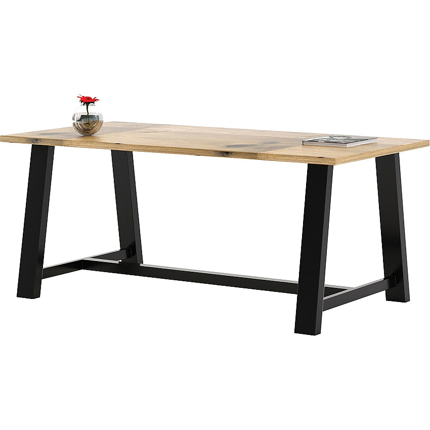 KFI 36x72" Solid Wood Top Midtown Table Natural Rectangle Top - 72" Table Top Length x 36" Table Top Width - 30" Height - Assembly Required - Poplar Wood Top Material - 1 Each (T3672BMT30LN)