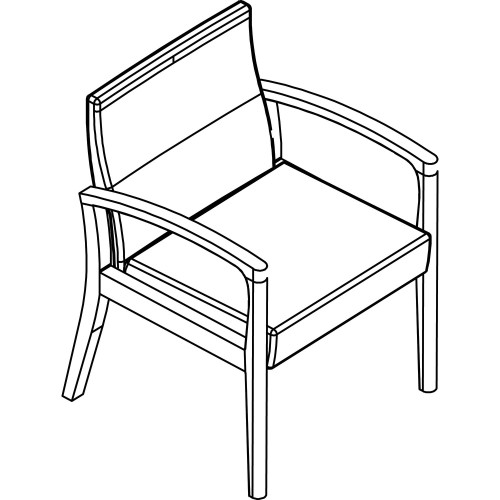 Arold Sencha Collection Guest Chair (HEGAW4L603)