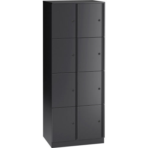Lorell Trace Double-Wide Eight-Door Locker (01923)