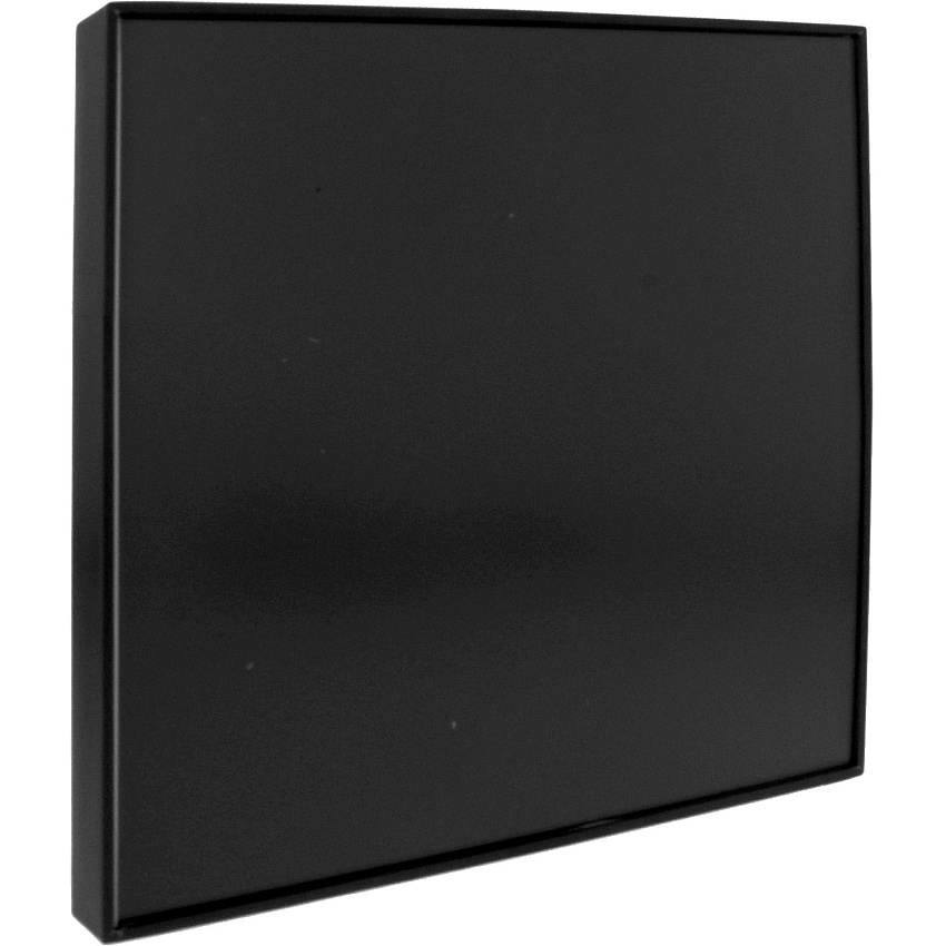 Lorell Snap Plate Architectural Sign 10" Width x 10" Height - Square Shape - Surface-mountable - Easy Readability, Injection-molded, Easy to Use - Plastic - Black - 1 Each (LLR02652)