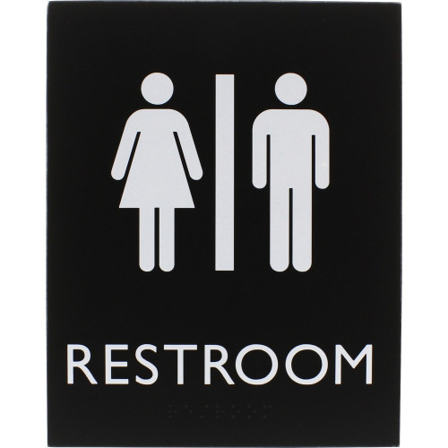 Lorell Restroom Sign (02663)