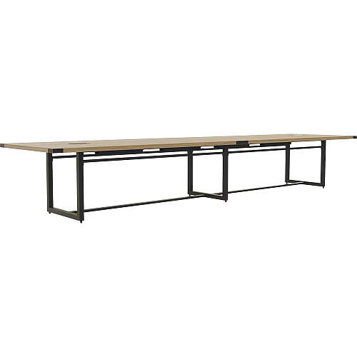 Mayline Mirella 16' Sitting-Height Conference Tables 1.6" Thickness Table Top, 29.5" Height x 16 ft Width x 47.3" Depth - Finish: Sand Dune - 1 Each (MRS16SDD)