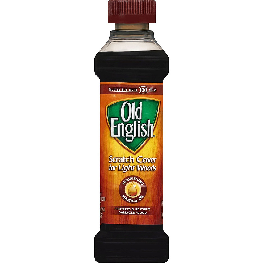 Old English Scratch Cover Polish 8 fl oz (0.3 quart) - Brown - 6 / Carton (75462CT)