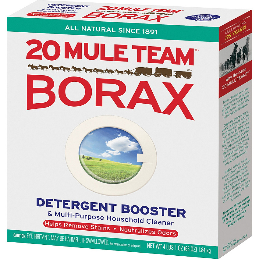 BORAX All Natural Laundry Booster pH Balanced - Natural - 4 / Carton (00201CT)