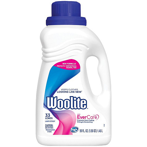 Woolite Clean/Care Detergent 50 fl oz (1.6 quart) - Yellow - 1 Each (77940)
