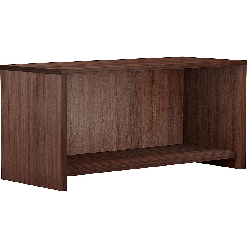 Lorell Essentials Series Wall-Mount Hutch 17" Height x 36" Width x 15" Depth, x 1" Thickness Bottom Panel, x 1" Thickness Side Panel, x 0.6" Thickness Back Panel - Band Edge - Material: Laminate - Finish: Espresso Laminate (LLR18240)