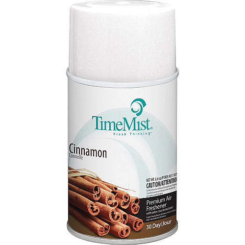 TimeMist Cinnamon Premium Air Freshener Spray Aerosol - 5.3 fl oz (0.2 quart) - Cinnamon - 30 Day - Long Lasting, Odor Neutralizer - 1 Each (1042746)
