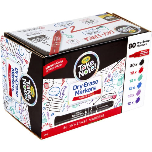 Crayola Take Note! Dry Erase Markers (586597)