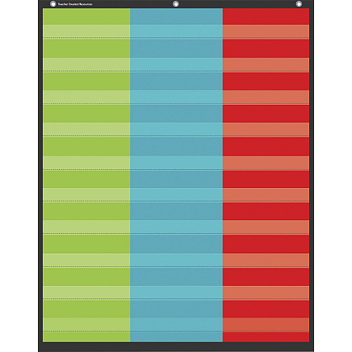 Teacher Created Resources 3 Column Pocket Chart Theme/Subject: Learning - 1 Each (20324)