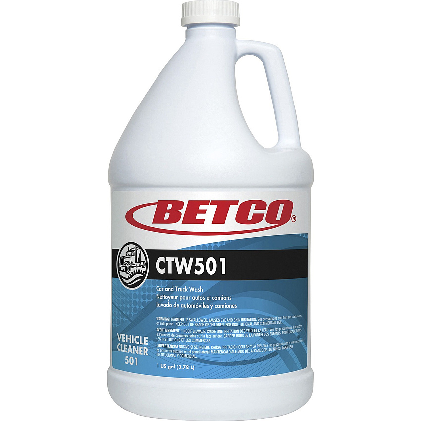 Betco CTW501 Car & Truck Wash For Car, Truck - 1 gal - Streak-free - Yellow Green - 1 Each (5010400)