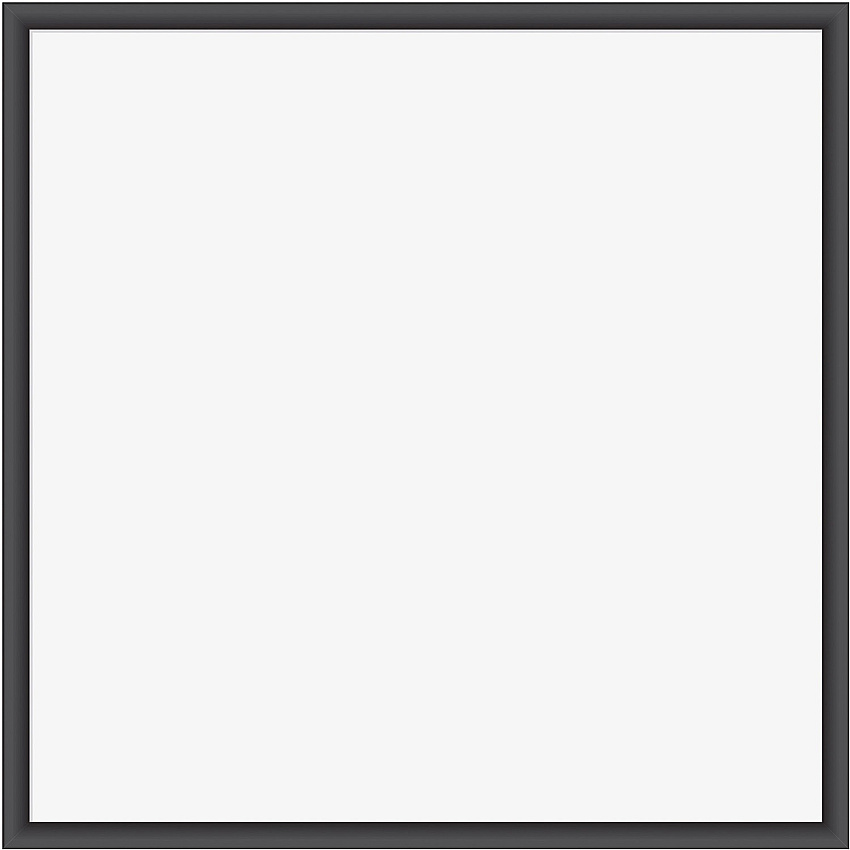 U Brands Magnetic Dry Erase Board, 35 x 35 Inches, Black Wood Frame 36" (3 ft) Width x 36" (3 ft) Height - White Painted Steel Surface - Black Wood Frame - Square - Horizontal/Vertical - Magnetic - 1 Each (2892U00-01)