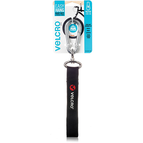 VELCRO&reg; Heavy Duty Storage Strap Medium (M) - 12.8" Height x 3.5" Width x 1" Length - Black - 1 Each (30121)