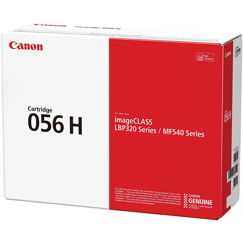 Canon 056 Original High Yield Laser Toner Cartridge - Black - 1 Each 21000 Pages (CRG056H)