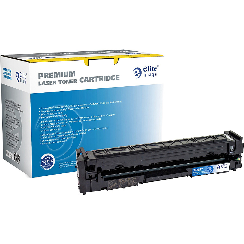 Elite Image Remanufactured Laser Toner Cartridge - Alternative for HP 202A (Cf501A) - Cyan - 1 Each 1300 Pages (26087)