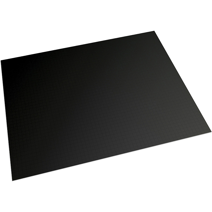 UCreate Faint 1/2" Grid Foam Board Chart, Wood, Graph, Decoration, Home, Art, Office, Craft, School Project, Mounting, Display, ... - 22" Width x 187.5 mil Thickness x 28" Length - Black - Foam, Polystyrene - 10 / Carton (CAR12007)