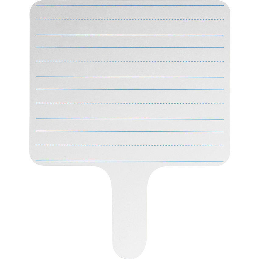 Flipside Products Flipside Dry Erase Paddle Class Pack 7.8" (0.6 ft) Width x 10" (0.8 ft) Height - White Surface - Paddle - 24 / Pack (18024)