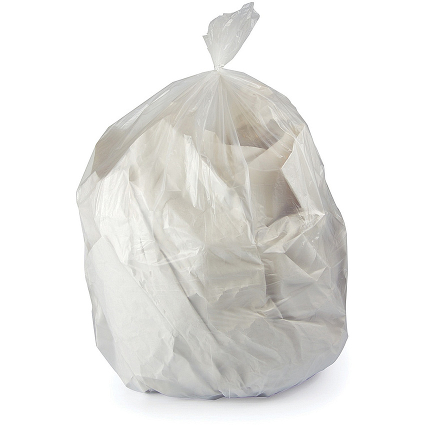 Heritage 2 Mil Linear Low-Density Polyethylene Clear Can Liners 50" Length x 44" Width x 2 mil (51 Micron) Thickness - Low Density - Clear - Linear Low-Density Polyethylene (LLDPE) - 100 / Carton (H8850QC)