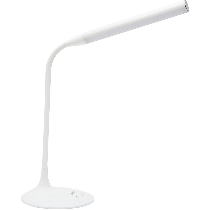 Data Accessories Company Desk Lamp 15" Height - 6 W LED Bulb - Desk Mountable - White - for Office, Home, Dorm (21634)